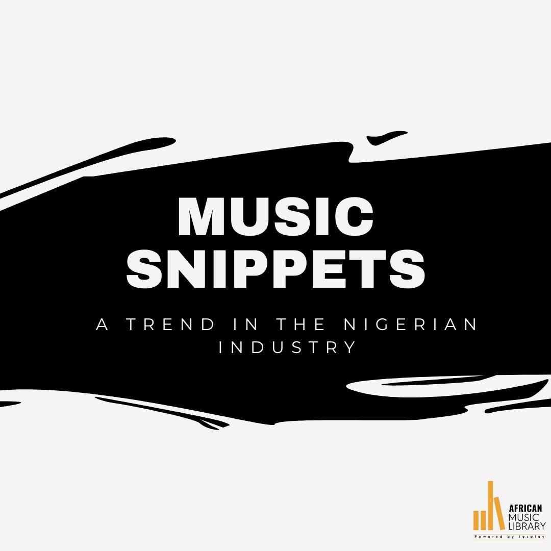 Music Snippets: A Trend in The Nigerian Industry